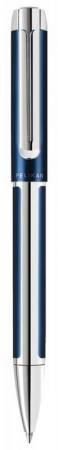 Ручка шариковая Pelikan Elegance Pura K40 (954990) синий/серебристый M черные чернила подар.кор.