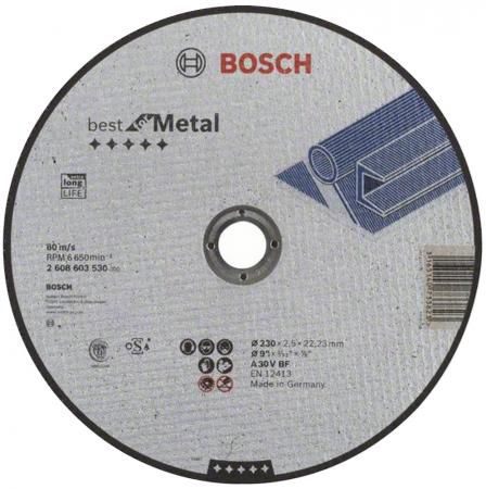 Отрезной круг Bosch 230x2.5мм 2608603530