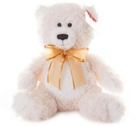 Мягкая игрушка медведь AURORA "Медведь" 20 см кремовый текстиль искусственный мех