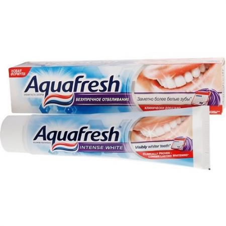 Зубная паста Aquafresh Безупречное отбеливание 100 мл P70627/P70951/P80069