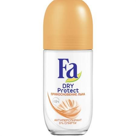 Дезодорант-антиперспирант Fa "Dry Protect - Прикосновение льна" 50 мл
