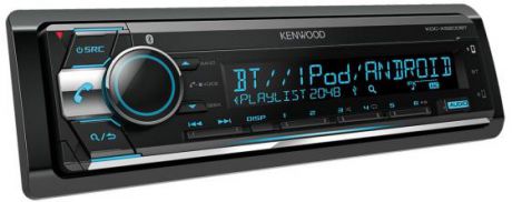 Автомагнитола Kenwood KDC-X5200BT USB MP3 CD FM RDS 1DIN 4х50Вт черный
