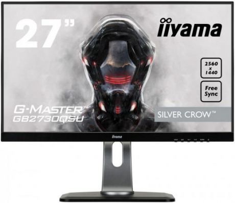 Монитор 27" iiYama GB2730QSU-B1 черный TN 2560x1440 350 cd/m^2 1 ms DVI DisplayPort HDMI Аудио USB