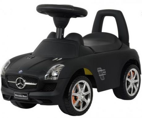 Каталка-машинка Rich Toys Mercedes-Benz пластик от 1 года музыкальная черный матовый 332Р