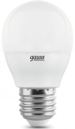 Лампа светодиодная шар Gauss E27 7W 2700K 105102107-S