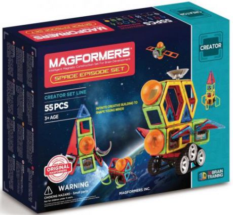 Магнитный конструктор Magformers Space Episode set 55 элементов 703014