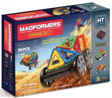 Магнитный конструктор Magformers Racing set 39 элементов 63131/707006