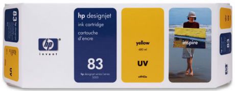 Картридж HP C4943A №83 для HP DesignJet 5500 желтый