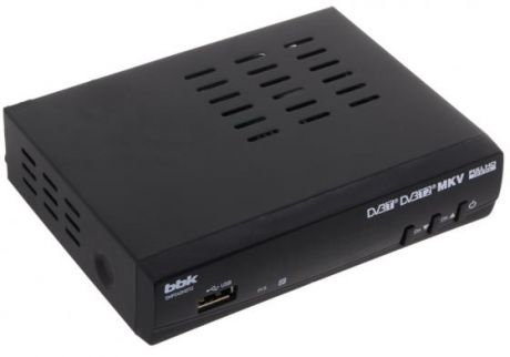 Тюнер цифровой DVB-T2 BBK SMP240HDT2 черный