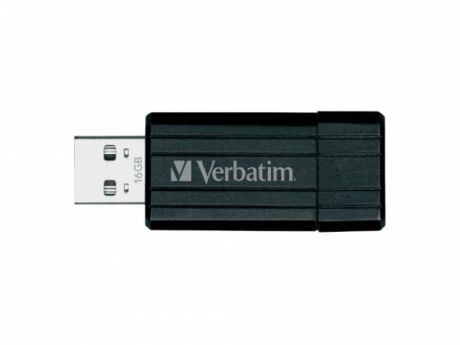 Флешка USB 16Gb Verbatim Store 'n' Go PinStripe 49063 USB2.0 черный