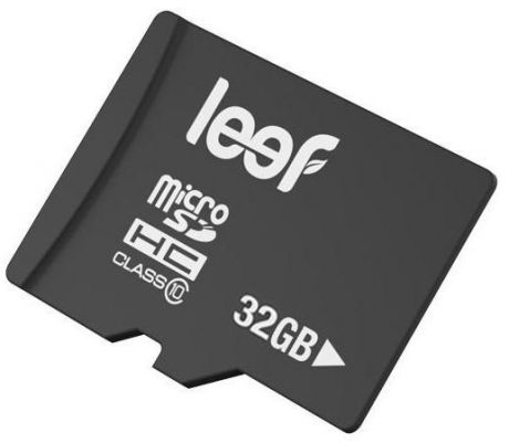 Карта памяти Micro SDHC 32Gb Class 10 Leef LMSA0KK032R5 + адаптер SD