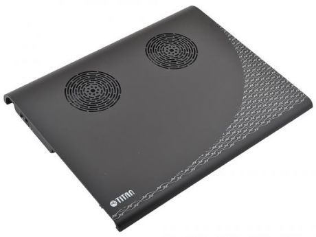 Подставка для ноутбука 15" Titan TTC-G3TZ алюминий 1500об/мин 17db черная