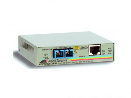 Медиаконвертер Allied Telesis AT-FS202-60 10/100TX RJ-45 to 100FX SC 2 port