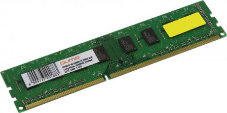 Оперативная память 4Gb (1x4Gb) PC3-12800 1600MHz DDR3 SO-DIMM CL11 QUMO QUM3U-4G1600C11/K11