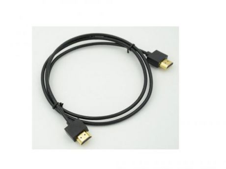 Кабель HDMI 2м Gold Plated Connector Ver1.4 Ultra Slim 19pin/19pin ферритовые кольца позолоченные контакты 966070