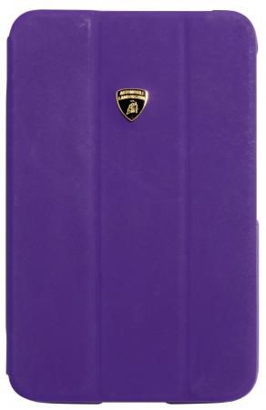 Кожаный чехол Lamborghini Diablo Smart Cover для G-Tab 3 8.0 (фиолетовый)