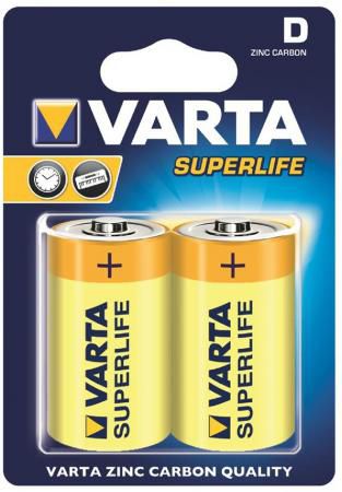 Батарейки Varta Superlife D LR20 2 шт