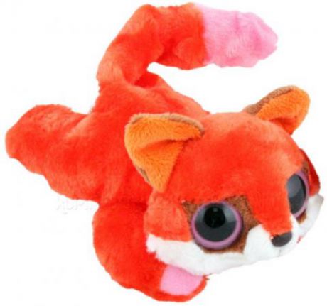 Мягкая игрушка лисица AURORA Юху и друзья лисица лежачая 16 см красный плюш синтепон 16-103