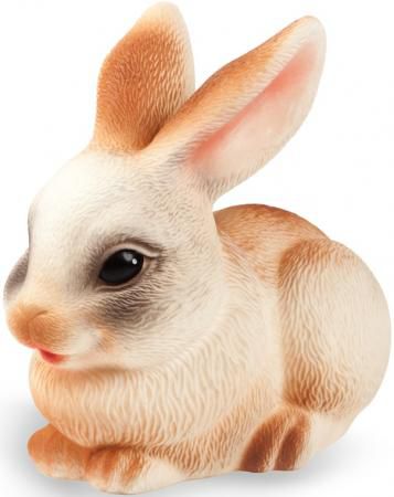 Резиновая игрушка для ванны Огонек Кролик 19 см С-691