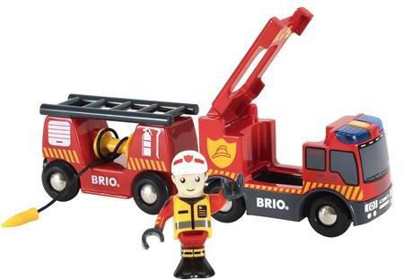 Игровой набор Brio пожарная машина,свет,звук,выдвижн.лестница,закруч.шланг
