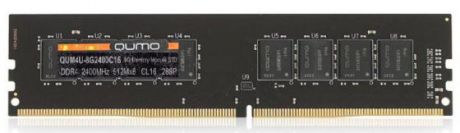 Оперативная память 8Gb PC4-19200 2400MHz DDR4 DIMM QUMO QUM4U-8G2400C16