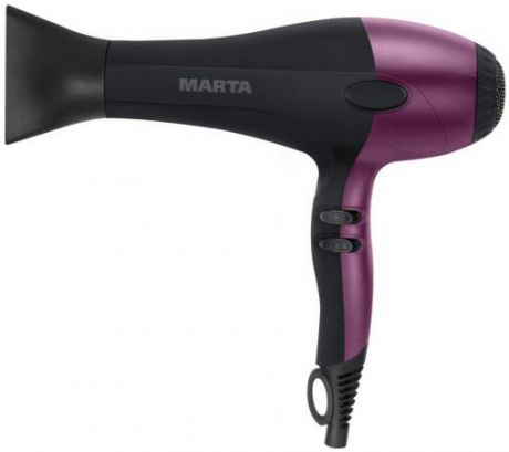 Фен Marta MT-1426 2000Вт чёрный фиолетовый