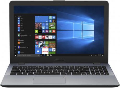 Ноутбук ASUS VivoBook 15 X542UN-DM163T 15.6" 1920x1080 Intel Core i7-7500U 2 Tb 8Gb nVidia GeForce MX150 4096 Мб серый Windows 10 Home 90NB0G82-M02680