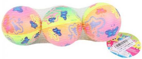 Мяч-попрыгун Наша Игрушка Мяч Бабочки пластик от 3 лет разноцветный P110-14