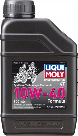 НС-синтетическое моторное масло LiquiMoly Motorbike 4T Formula 10W40 0.8 л 3036