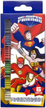 Пластилин Action! DC Comics 6 цветов DC-AMC6-120