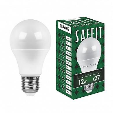 Лампа светодиодная шар Saffit SBA6012 E27 12W 2700K