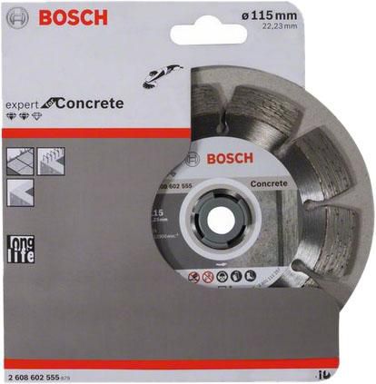 Диск алм. BOSCH Expert for Concrete 115x22 сегмент (2.608.602.555) 115 Х 22 сегмент