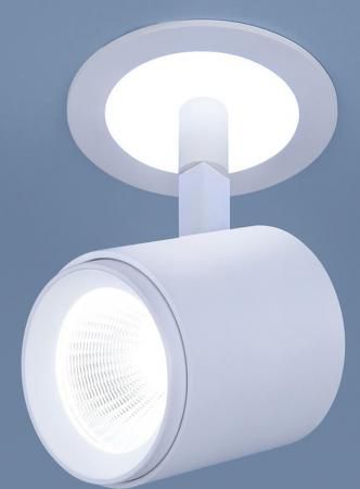 Встраиваемый светодиодный светильник Elektrostandard DSR002 9W 6500K белый матовый 4690389110658