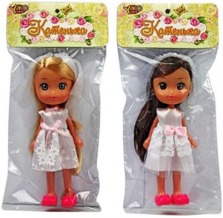 Кукла Катенька-невеста, пакет. 16,5 см.
