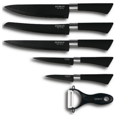 Набор ножей Zeidan Z-3086 черный