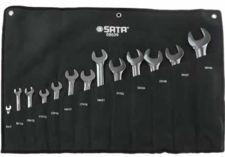 Набор рожковых ключей SATA 09029 (6 - 32 мм) 13 шт.