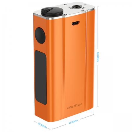 Батарейный мод Joyetech eVic Vtwo 80 W 5000 mAh оранжевый + клиромайзер Cubis Pro