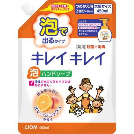 Мыло жидкое LION Kirei Kirei 450 мл с ароматом апельсина