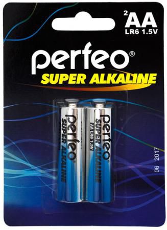 Батарейки Perfeo LR6/2BL Super Alkaline AA 2 шт