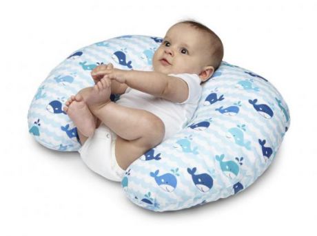 Подушка для кормления Chicco Boppy Blue Whales