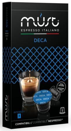 Кофе в капсулах MUST Nespresso - Deca 91 грамм