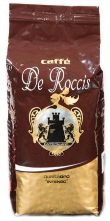 Кофе в зернах De Roccis Oro Intenso 1000 грамм