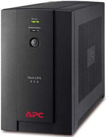Источник бесперебойного питания APC Back-UPS BX950U-GR 480Вт 950ВА черный