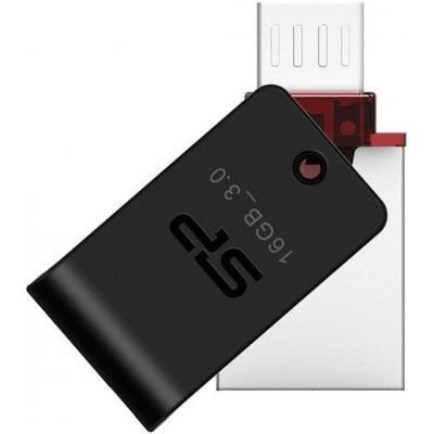 Флеш Диск Silicon Power 16Gb X31 SP016GBUF3X31V1K USB3.0 серебристый