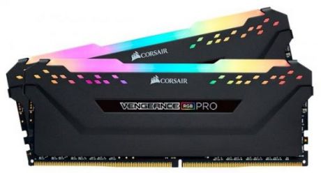 Модуль памяти DDR4 Corsair 16Gb KIT (8GbX2) 3000MHz CL15 [CMW16GX4M2C3000C15] VENGEANCE RGB PRO