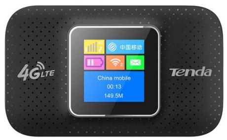 Маршрутизатор Tenda 4G185 4G FDD LTE 150Мбит/с портативный роутер, оснащен 2100mAh перезаряжаемой батареей, поддерживает до 10 устройств, до 6 часов работы
