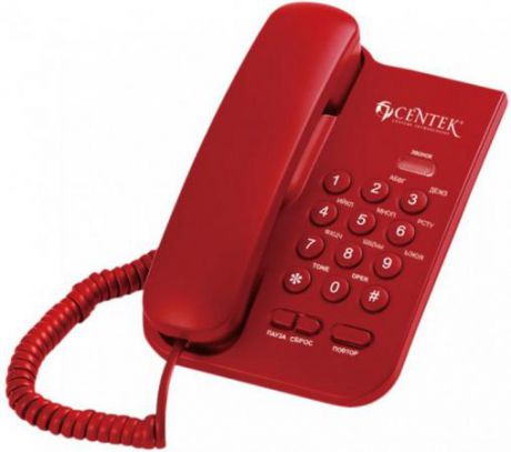 Телефон Centek CT-7004 Red