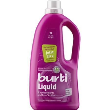 BURTI Liquid жидкое средство для стирки для цветного и тонкого белья 1.3 л