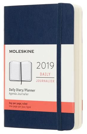 Ежедневник Moleskine CLASSIC SOFT Pocket 90x140мм 400стр. мягкая обложка синий сапфир