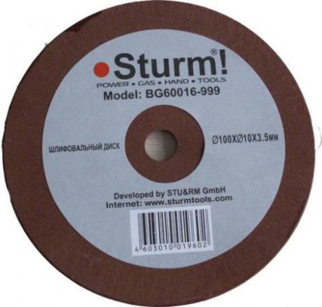 BG60016-999 Точильный камень Sturm 100х10х3.5, для BG/ТС-60016